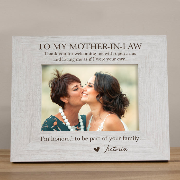 Personalized Mother in Law Picture Frame