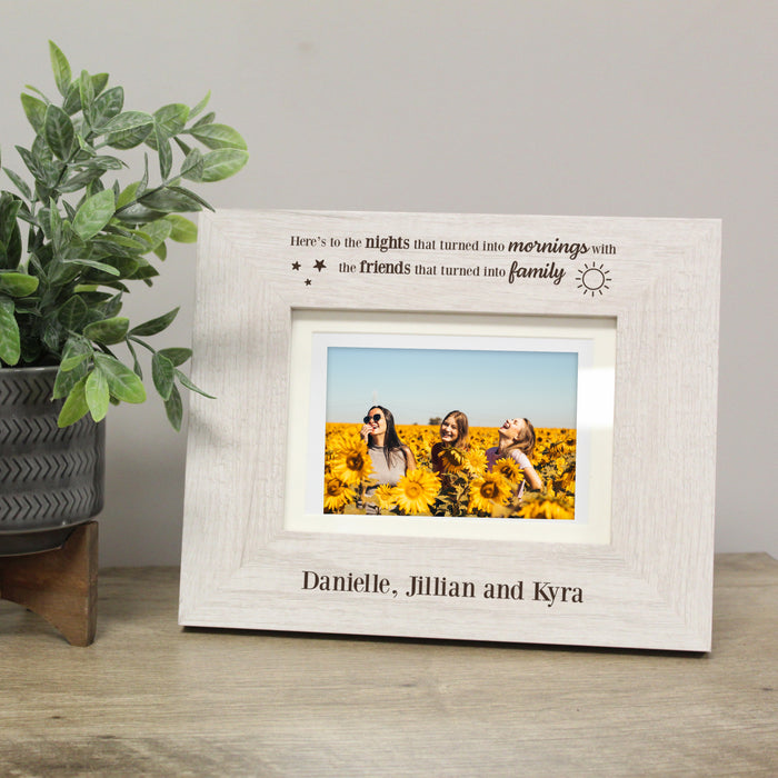 Personalized "Friends Turned Family" Memories With Friends Frame