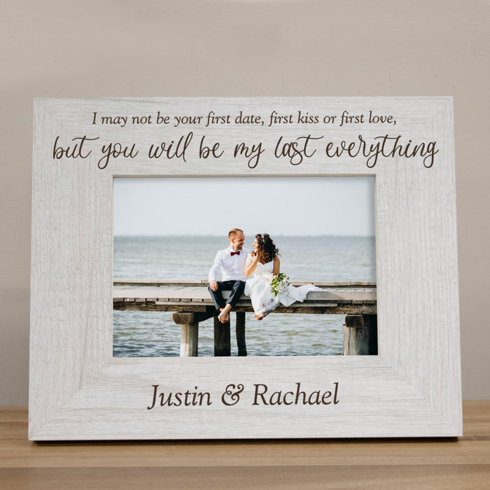 Personalized "My Last Everything" Couple's Picture Frame