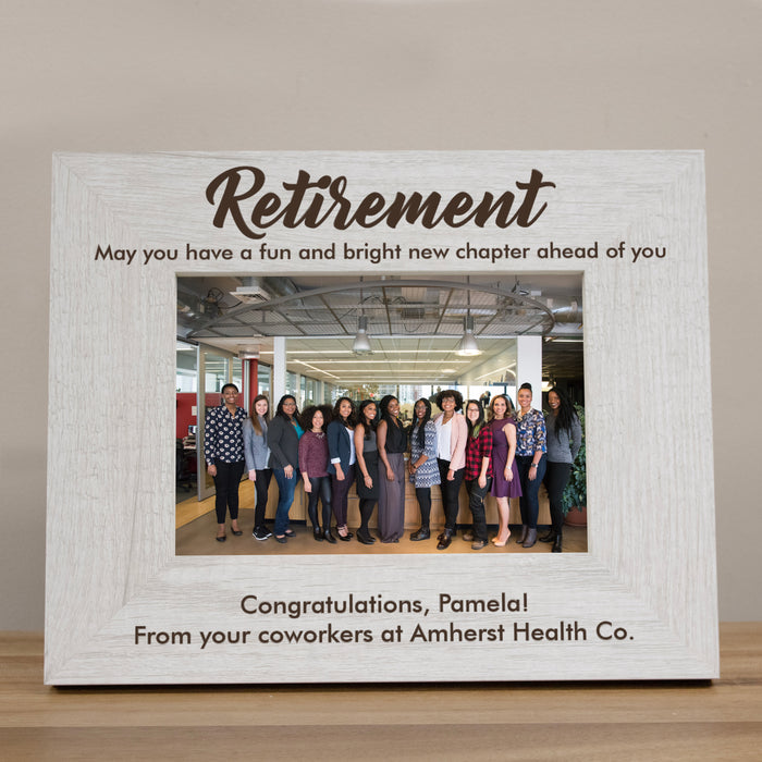 Personalized Retirement Is A New Chapter Picture Frame