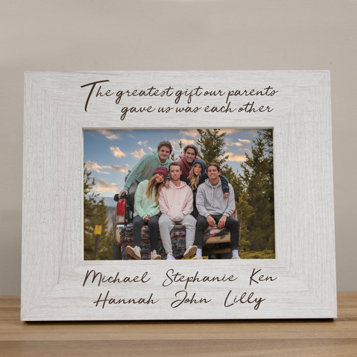 Personalized Siblings Picture Frame