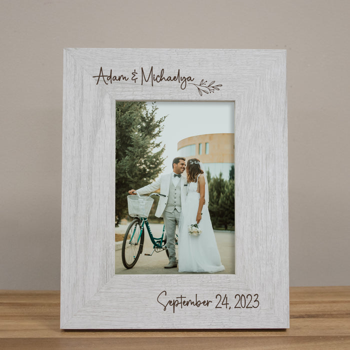 Personalized Couple Anniversary Picture Frame