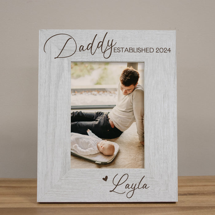 Personalized Daddy Est Picture Frame