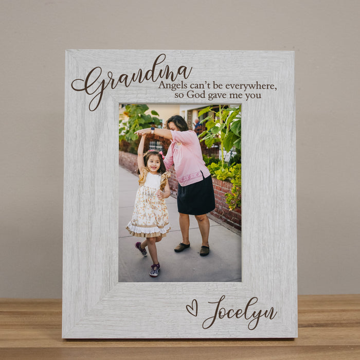 Personalized "Grandmas Can't Be Everywhere..." Picture Frame