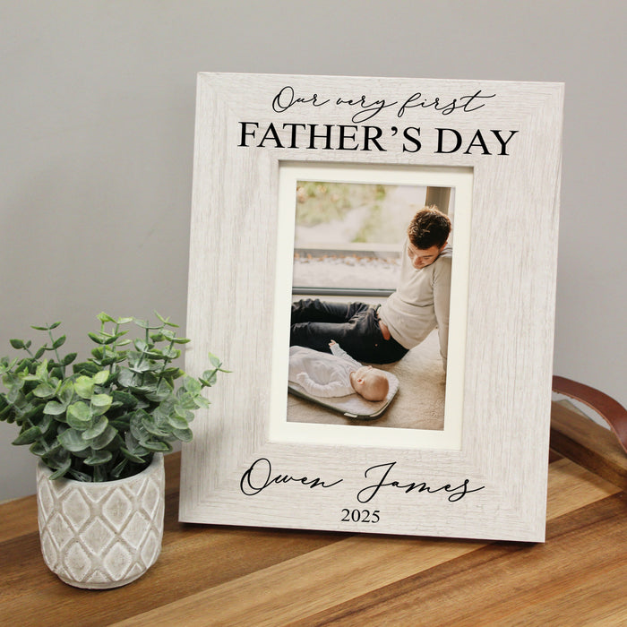 Our Very First Father's Day Picture Frame