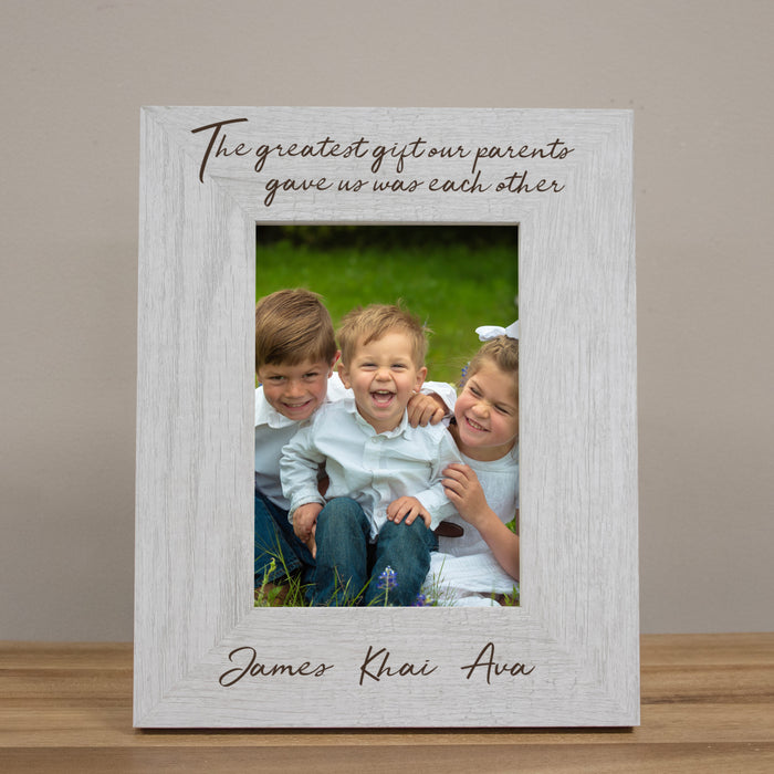 Personalized Siblings Picture Frame