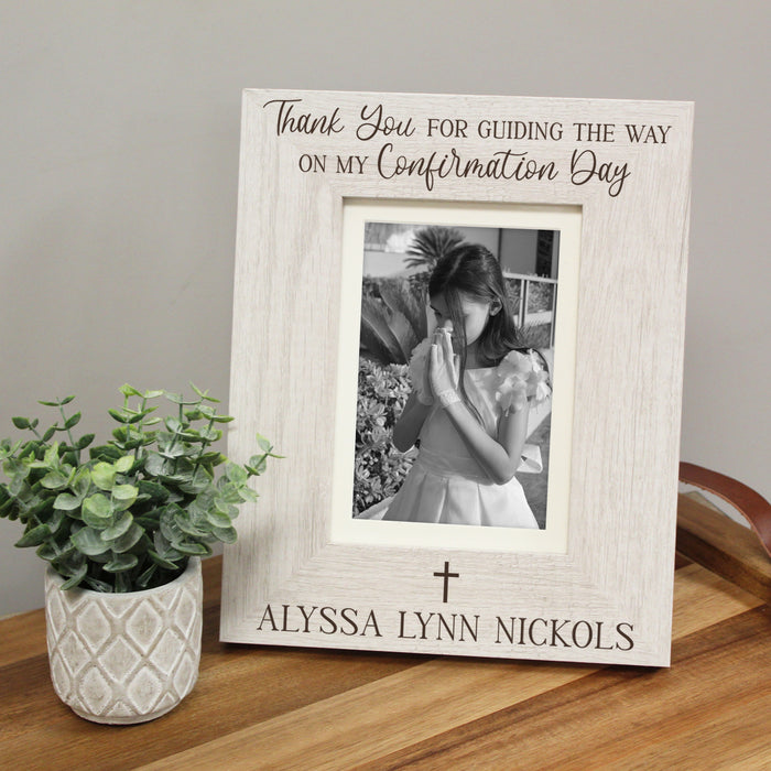 Personalized Confirmation Sponsor Guiding The Way Picture Frame