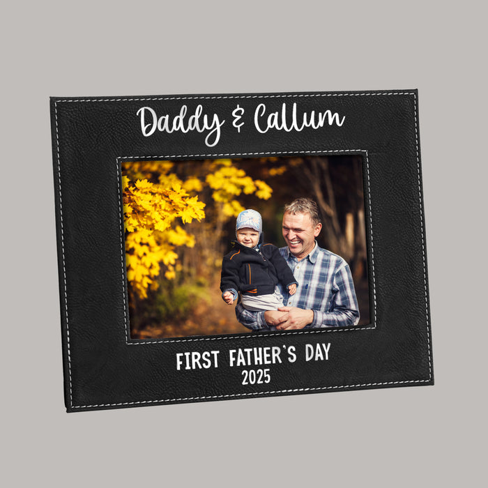 Personalized Daddy & Me First Father's Day Frame