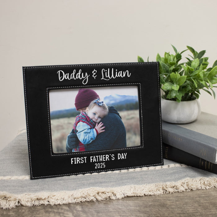 Personalized Daddy & Me First Father's Day Frame