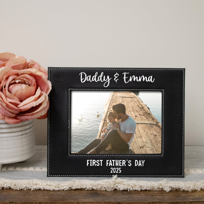 Personalized Daddy & Me First Father's Day Frame