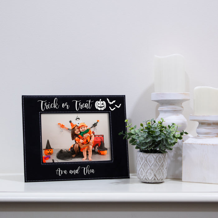 Personalized Trick or Treat Picture Frame