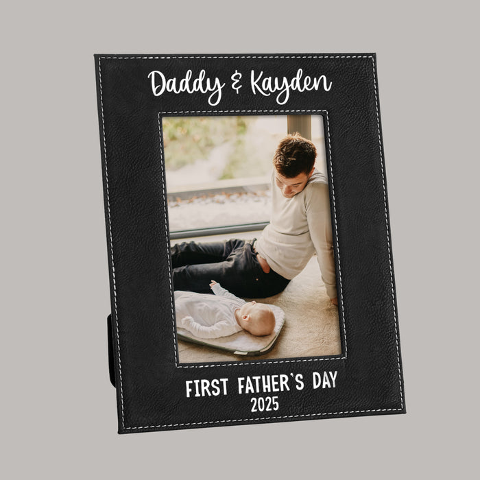 Personalized Daddy & Me First Father's Day Frame