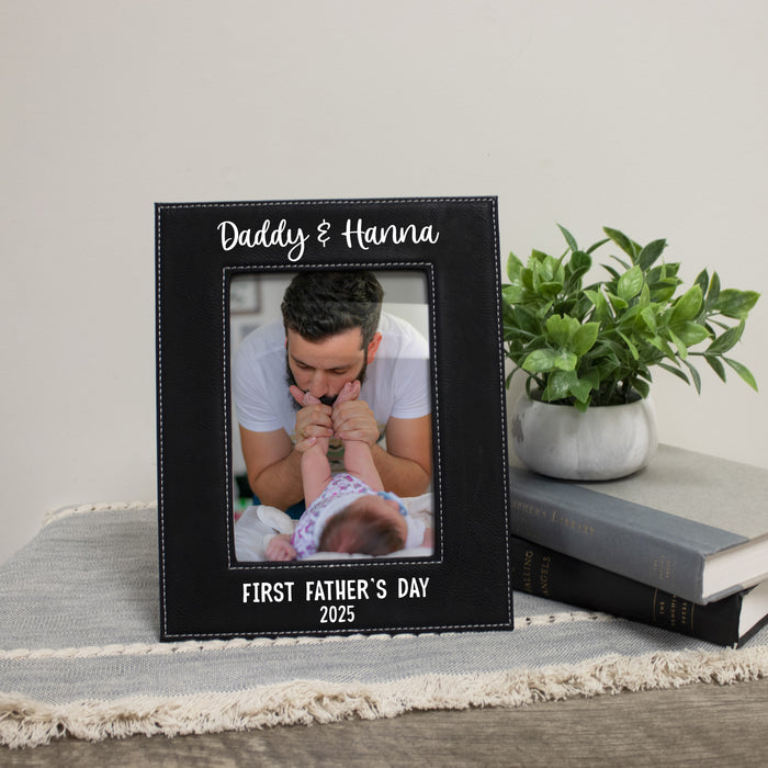 Personalized Daddy & Me First Father's Day Frame