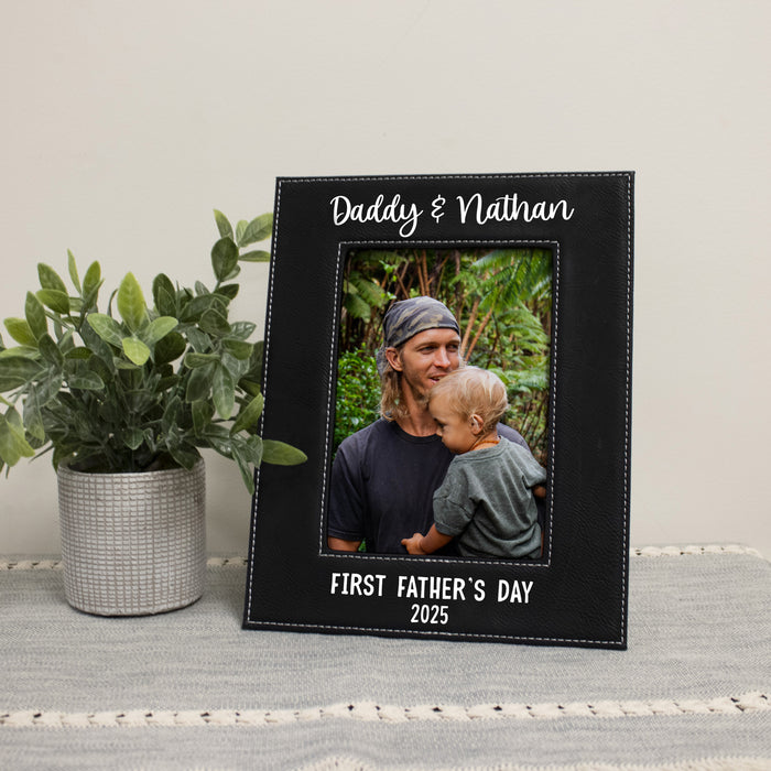 Personalized Daddy & Me First Father's Day Frame