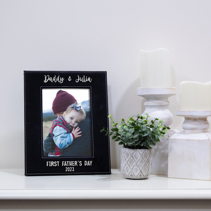 Personalized Daddy & Me First Father's Day Frame