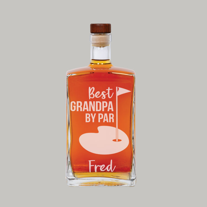 Personalized "Best By Par" Decanter