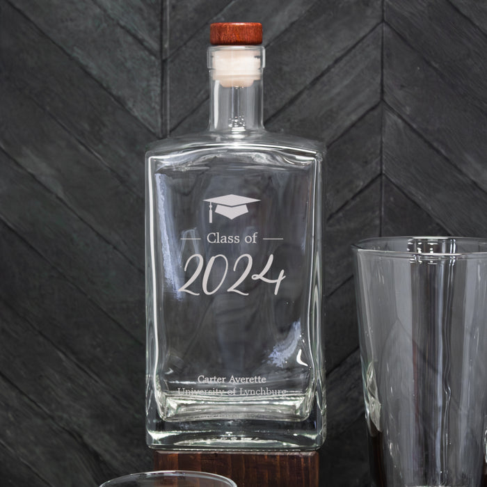 Personalized Class of 2024 Decanter