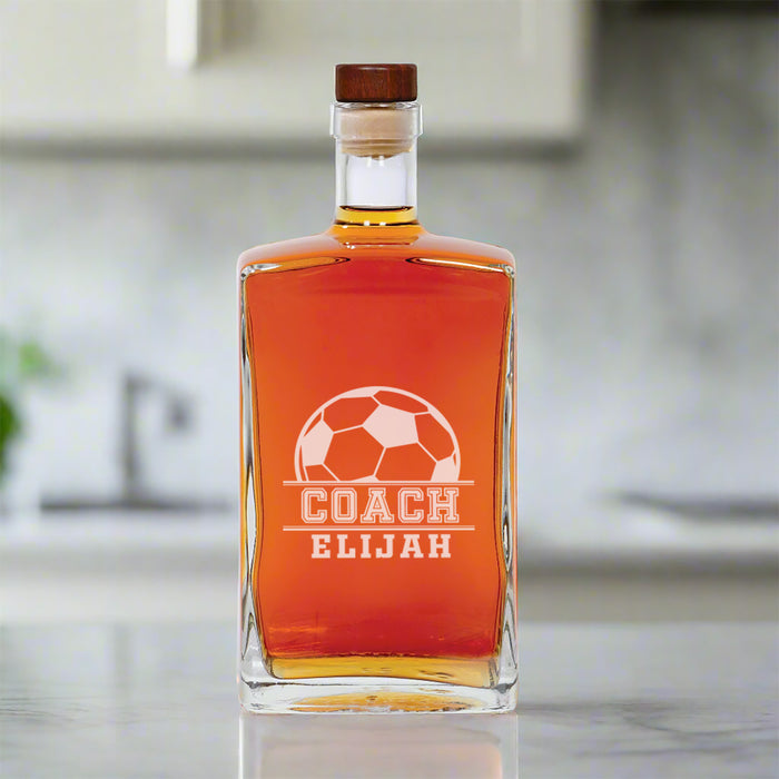 Sports Coach Whiskey Decanter