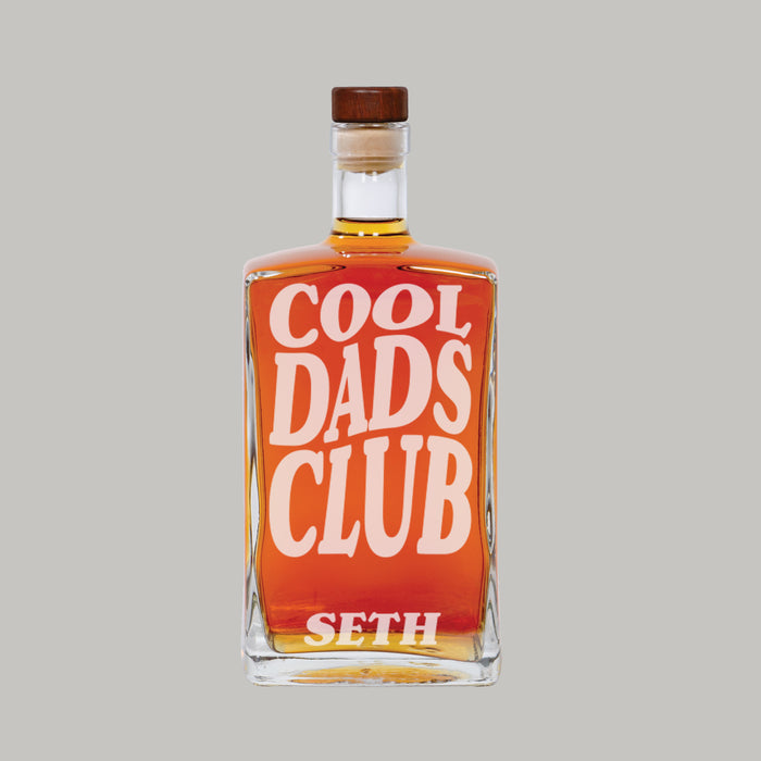 Personalized "Cool Dads Club" Decanter