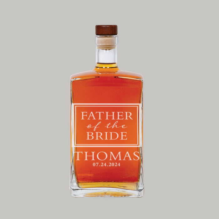 Personalized "Father of the Bride" Decanter