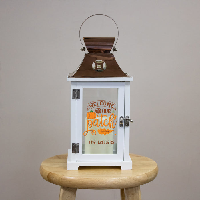 Personalized Pumpkin Patch Lantern