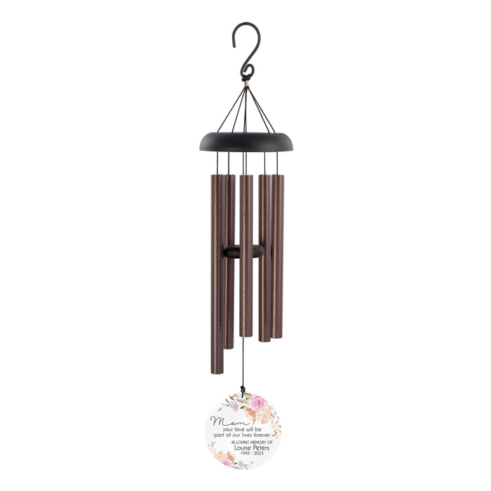 Personalized Mom Memorial Wind Chime