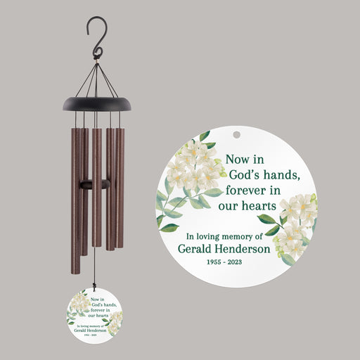 Religious memorial wind chime