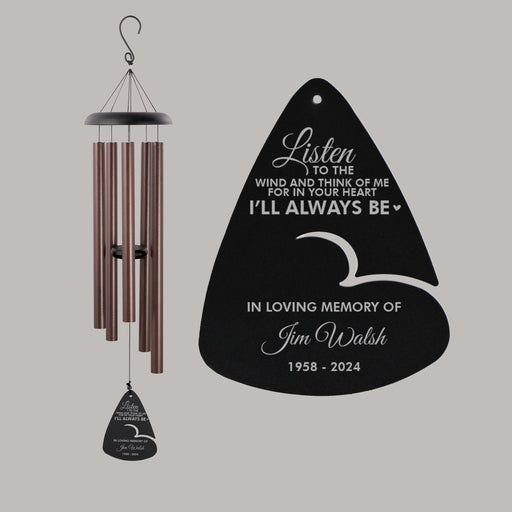 Listen to the Wind Memorial Wind Chime Personalized