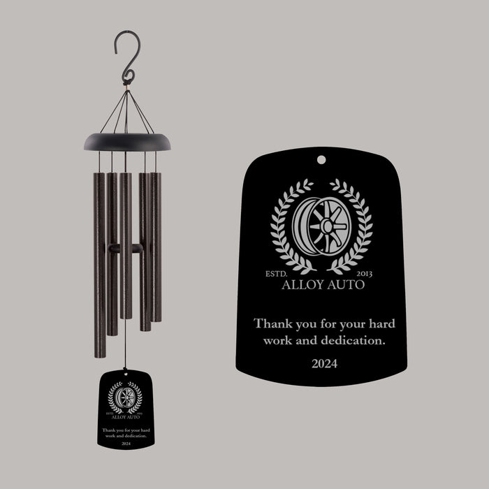 Custom Company Logo Wind Chime Gift