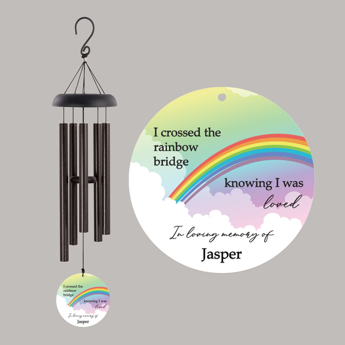 Rainbow Bridge Pet Memorial Wind Chime