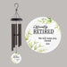 Personalized retirement wind chime