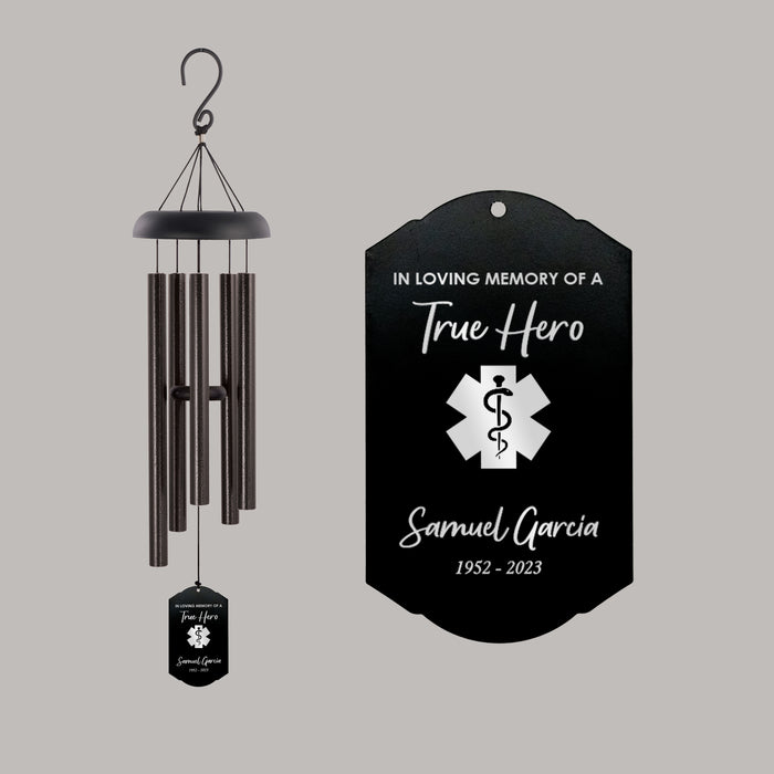 Personalized EMS Paramedic Memorial Wind Chime