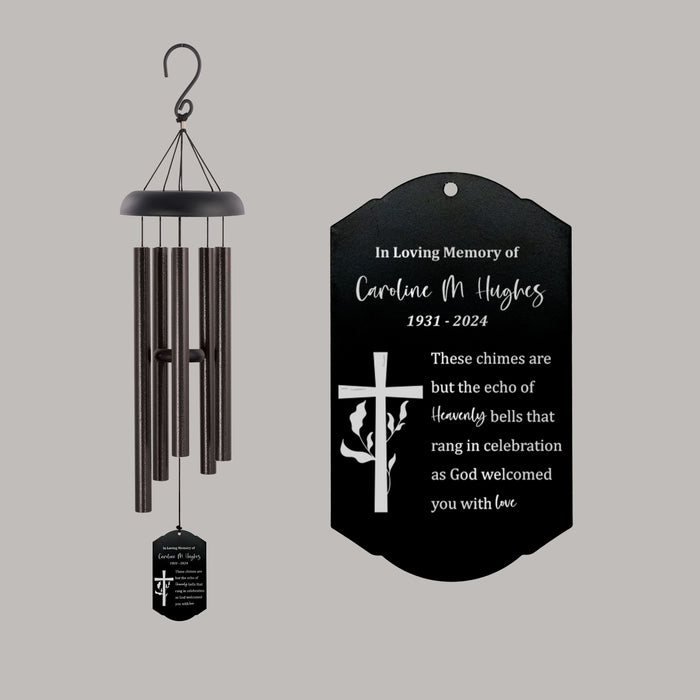 Personalized Heavenly Bells Memorial Wind Chime