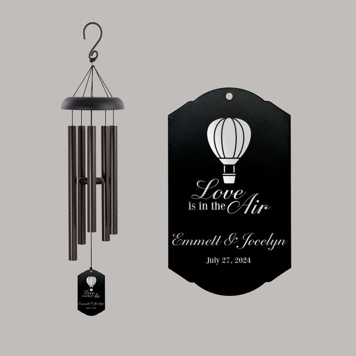 Personalized "Love is in the Air" Wind Chime Wind Chime