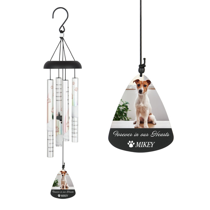 Personalized Pet Photo Memorial Wind Chime