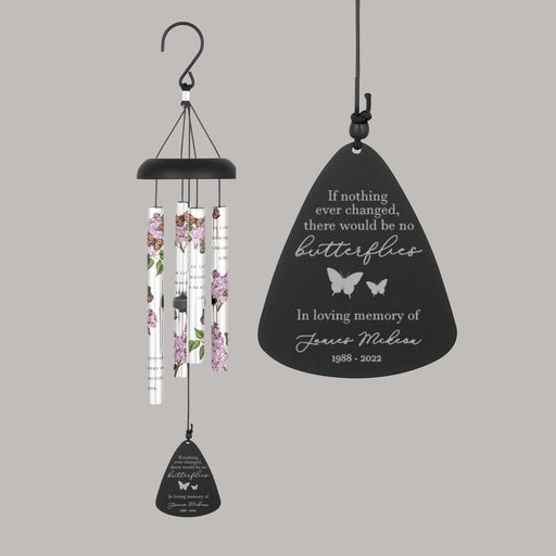 Butterfly Wind Chime Gift for Loss of Loved One