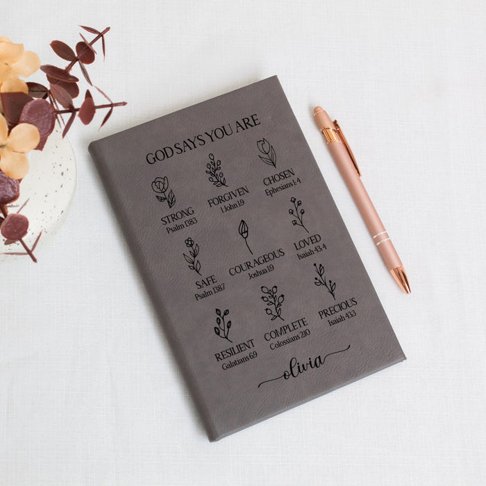 Personalized "God Says" Religious Prayer Journal