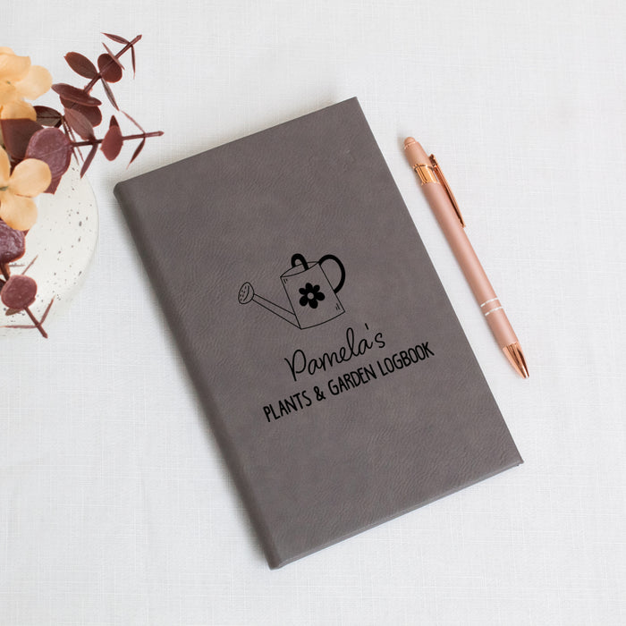 Personalized "Plants and Garden Logbook" Journal