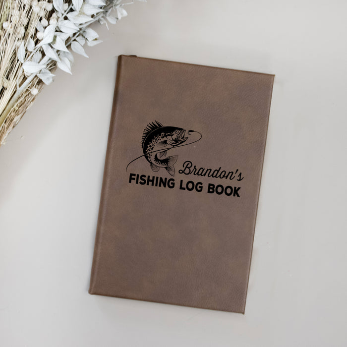 Personalized "Fishing Log Book" Journal