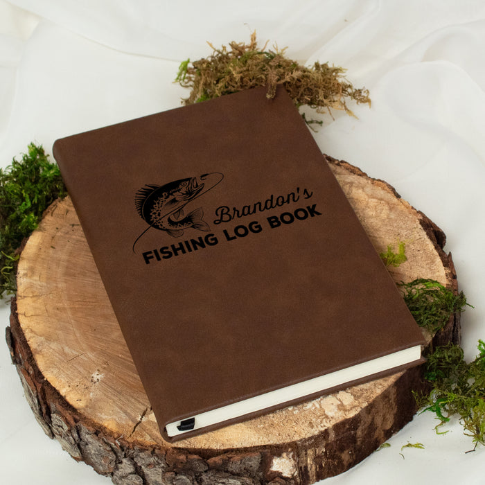 Personalized "Fishing Log Book" Journal