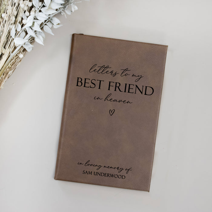 Personalized Best Friend Grief Journal