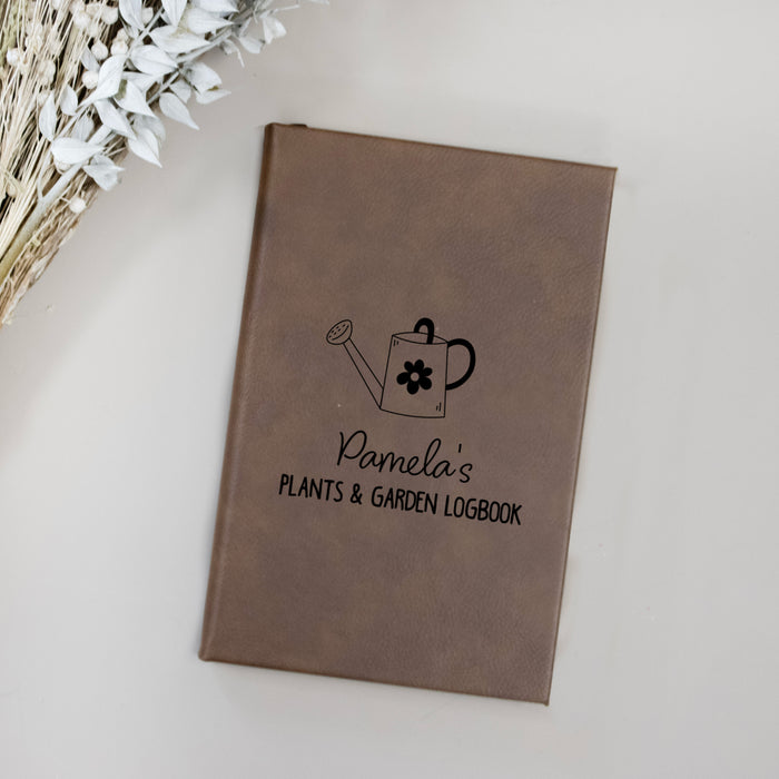 Personalized "Plants and Garden Logbook" Journal