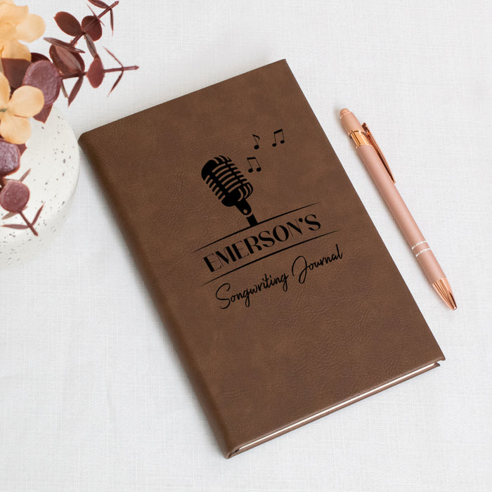 Personalized Singer Songwriter Journal