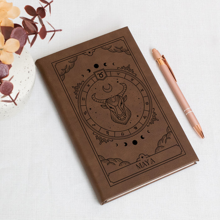 Personalized Zodiac and Name Journal