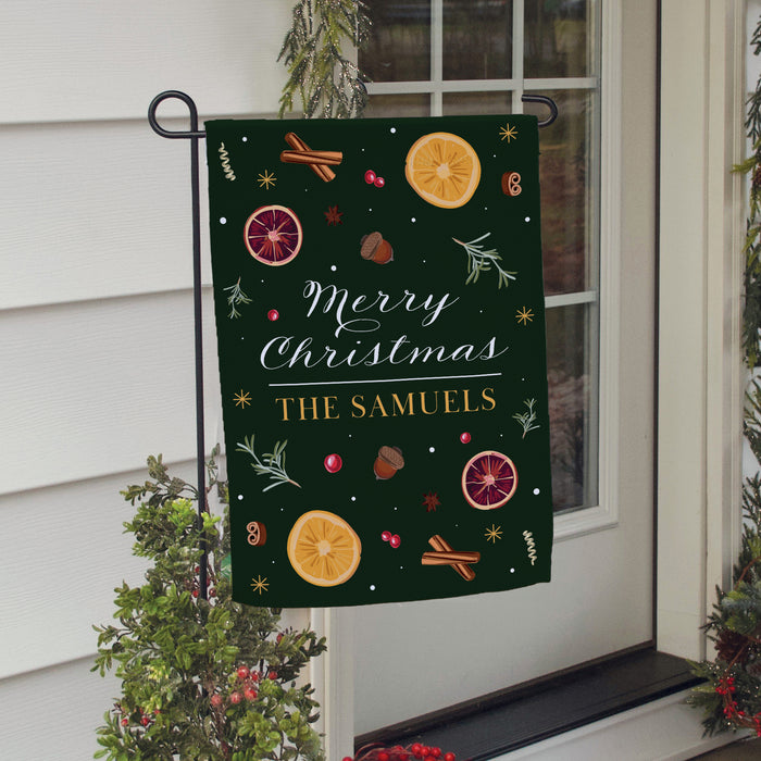 Personalized Potpourri Holiday Garden Flag