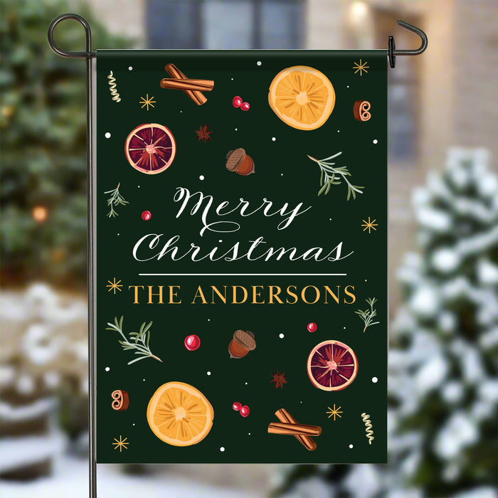 Personalized Potpourri Holiday Garden Flag