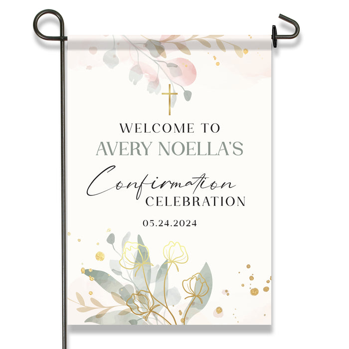 Personalized Confirmation Party Flag