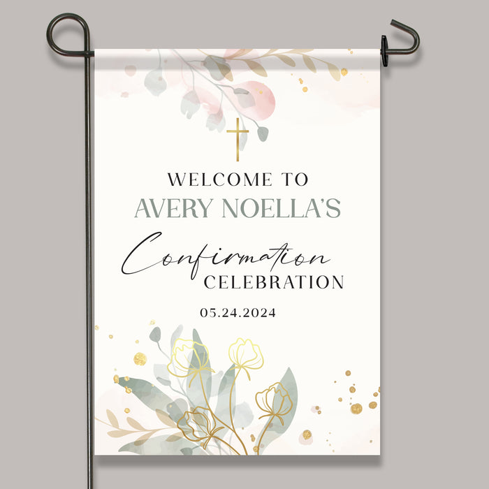 Personalized Confirmation Party Flag