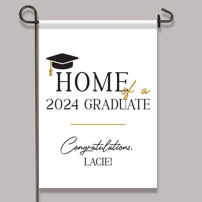 Personalized 2024 Senior Graduation Party Welcome Flag