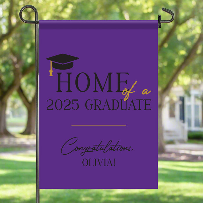 Personalized 2025 Senior Graduation Party Welcome Flag